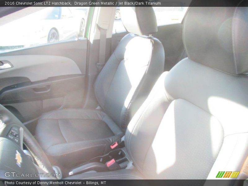 Dragon Green Metallic / Jet Black/Dark Titanium 2016 Chevrolet Sonic LTZ Hatchback