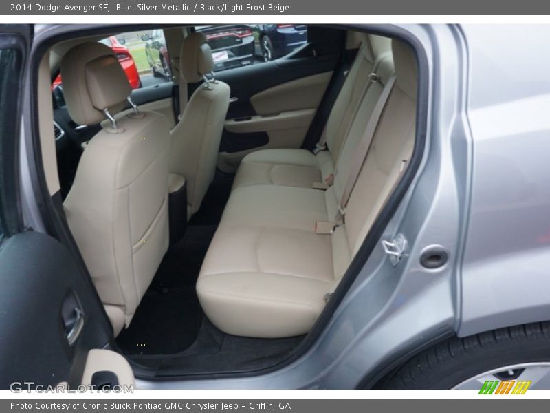 Billet Silver Metallic / Black/Light Frost Beige 2014 Dodge Avenger SE