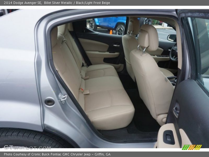 Billet Silver Metallic / Black/Light Frost Beige 2014 Dodge Avenger SE