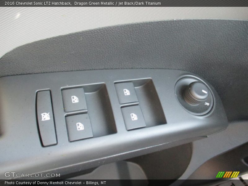 Dragon Green Metallic / Jet Black/Dark Titanium 2016 Chevrolet Sonic LTZ Hatchback