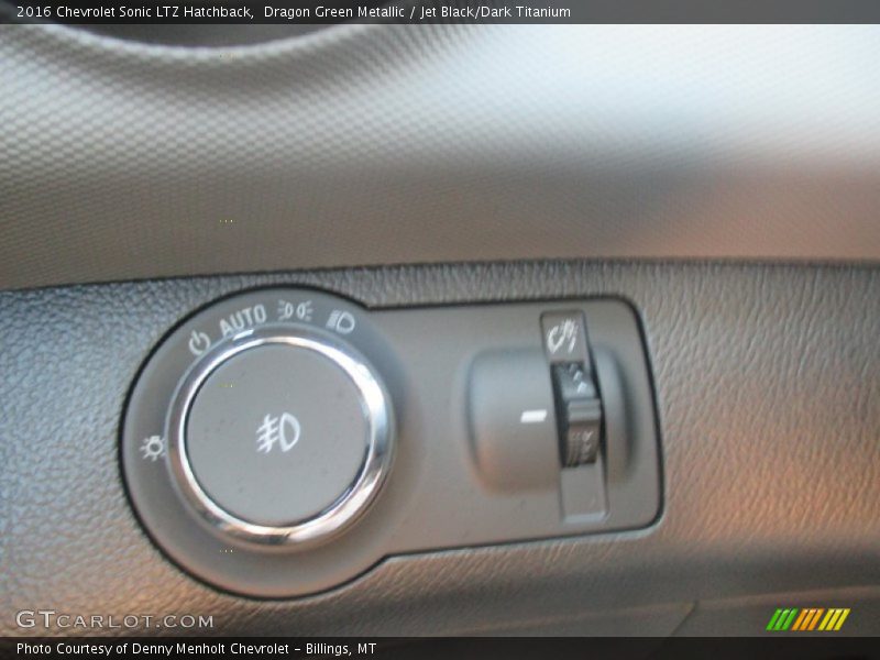 Dragon Green Metallic / Jet Black/Dark Titanium 2016 Chevrolet Sonic LTZ Hatchback