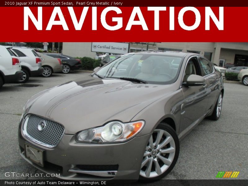 Pearl Grey Metallic / Ivory 2010 Jaguar XF Premium Sport Sedan