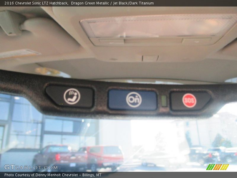 Dragon Green Metallic / Jet Black/Dark Titanium 2016 Chevrolet Sonic LTZ Hatchback