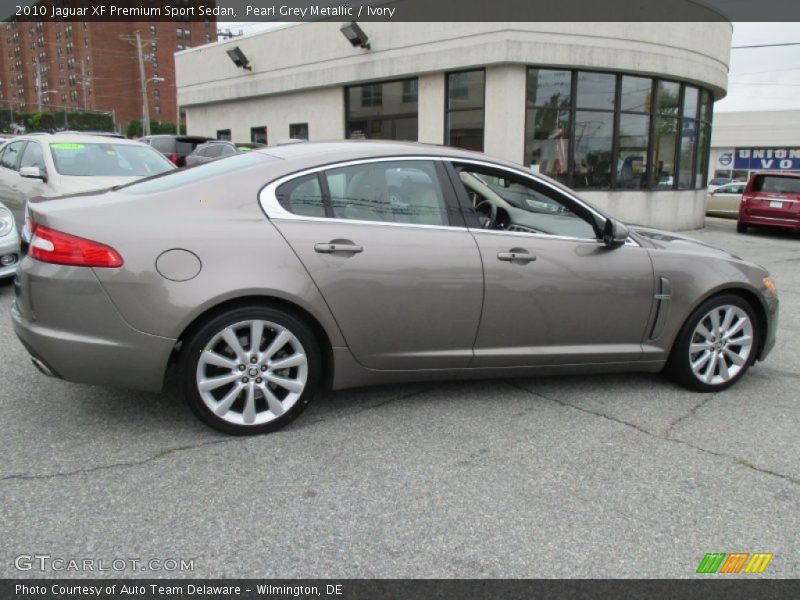 Pearl Grey Metallic / Ivory 2010 Jaguar XF Premium Sport Sedan