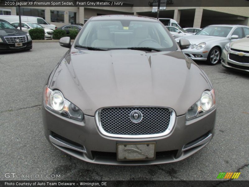 Pearl Grey Metallic / Ivory 2010 Jaguar XF Premium Sport Sedan