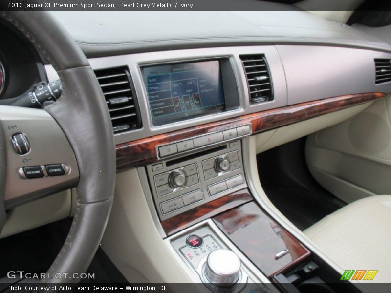 Pearl Grey Metallic / Ivory 2010 Jaguar XF Premium Sport Sedan