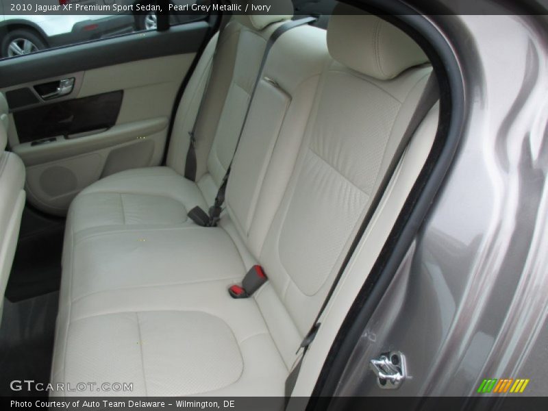 Pearl Grey Metallic / Ivory 2010 Jaguar XF Premium Sport Sedan
