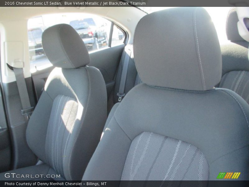 Blue Velvet Metallic / Jet Black/Dark Titanium 2016 Chevrolet Sonic LT Sedan