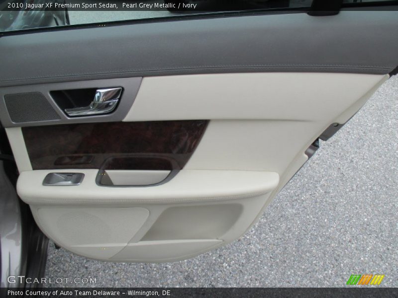 Pearl Grey Metallic / Ivory 2010 Jaguar XF Premium Sport Sedan