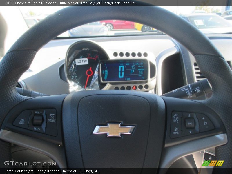 Blue Velvet Metallic / Jet Black/Dark Titanium 2016 Chevrolet Sonic LT Sedan