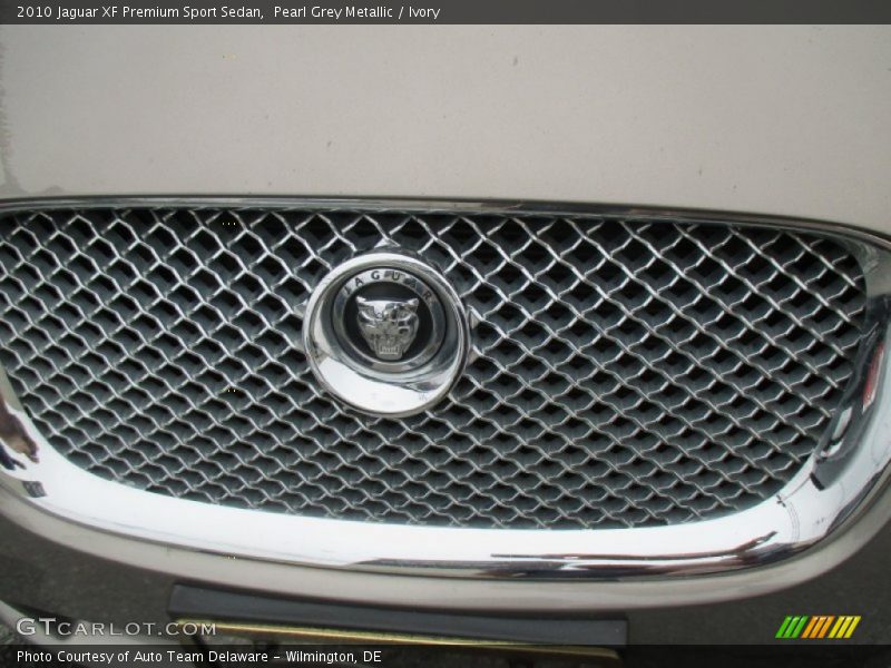 Pearl Grey Metallic / Ivory 2010 Jaguar XF Premium Sport Sedan