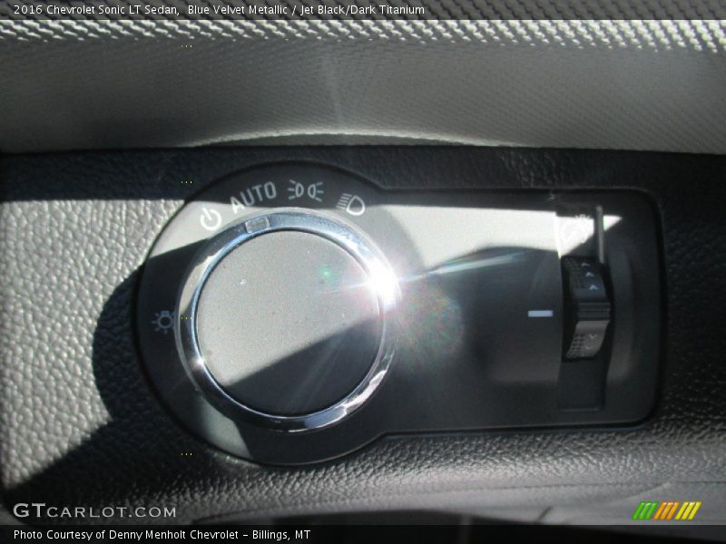 Blue Velvet Metallic / Jet Black/Dark Titanium 2016 Chevrolet Sonic LT Sedan