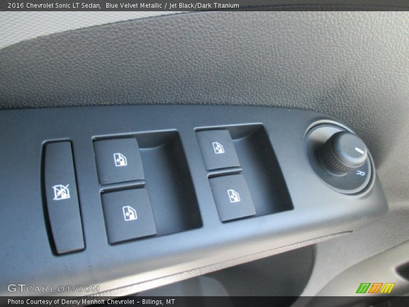 Blue Velvet Metallic / Jet Black/Dark Titanium 2016 Chevrolet Sonic LT Sedan