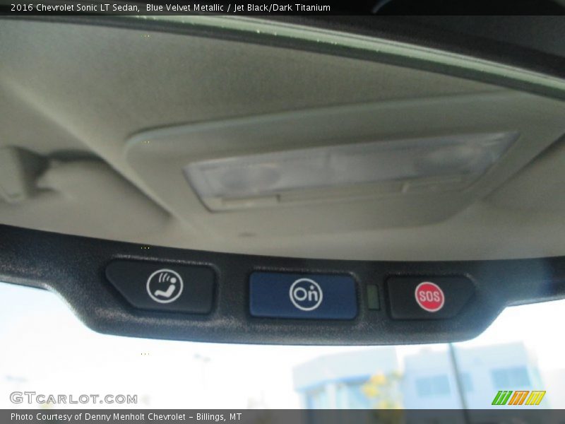 Blue Velvet Metallic / Jet Black/Dark Titanium 2016 Chevrolet Sonic LT Sedan