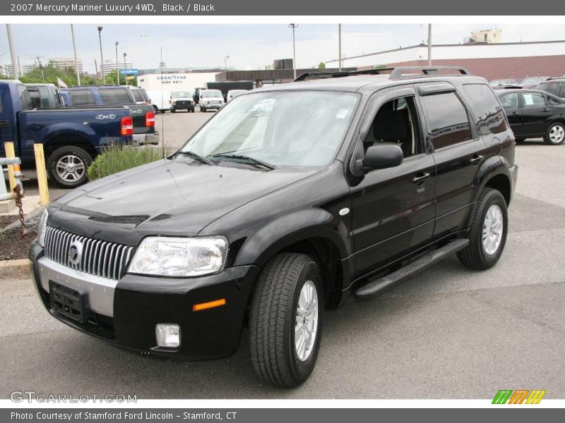 Black / Black 2007 Mercury Mariner Luxury 4WD