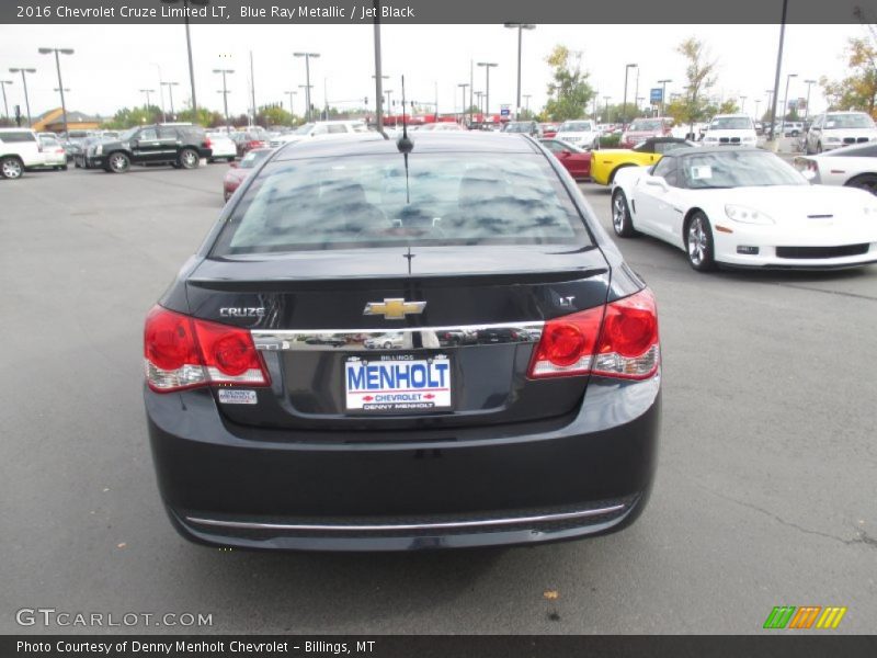 Blue Ray Metallic / Jet Black 2016 Chevrolet Cruze Limited LT