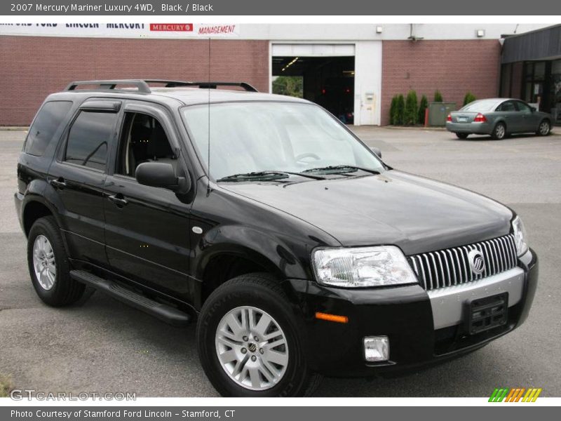 Black / Black 2007 Mercury Mariner Luxury 4WD