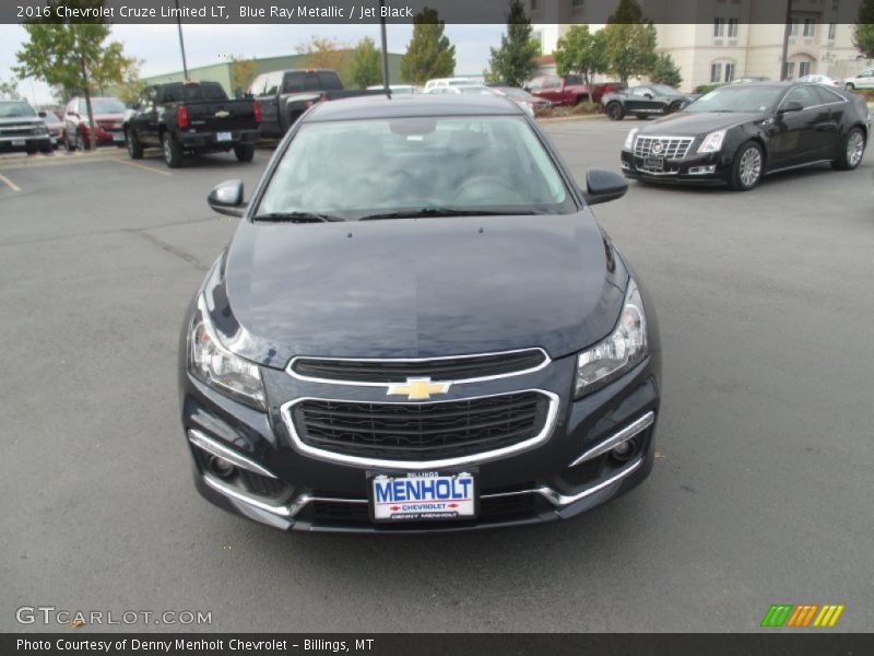 Blue Ray Metallic / Jet Black 2016 Chevrolet Cruze Limited LT