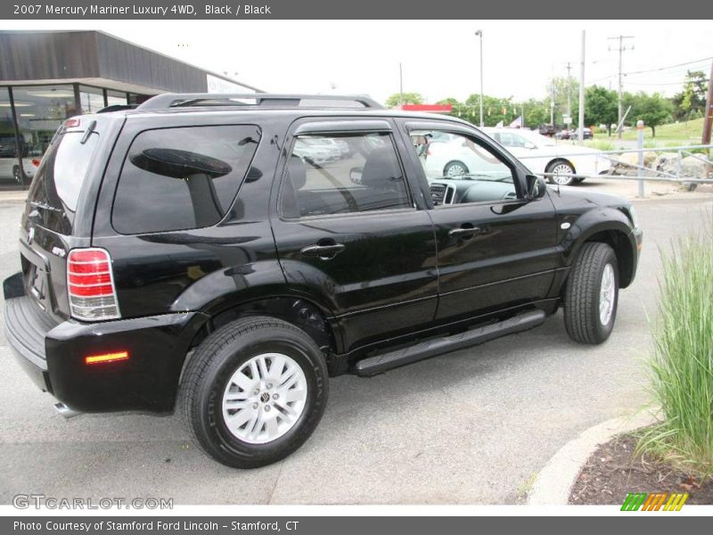 Black / Black 2007 Mercury Mariner Luxury 4WD