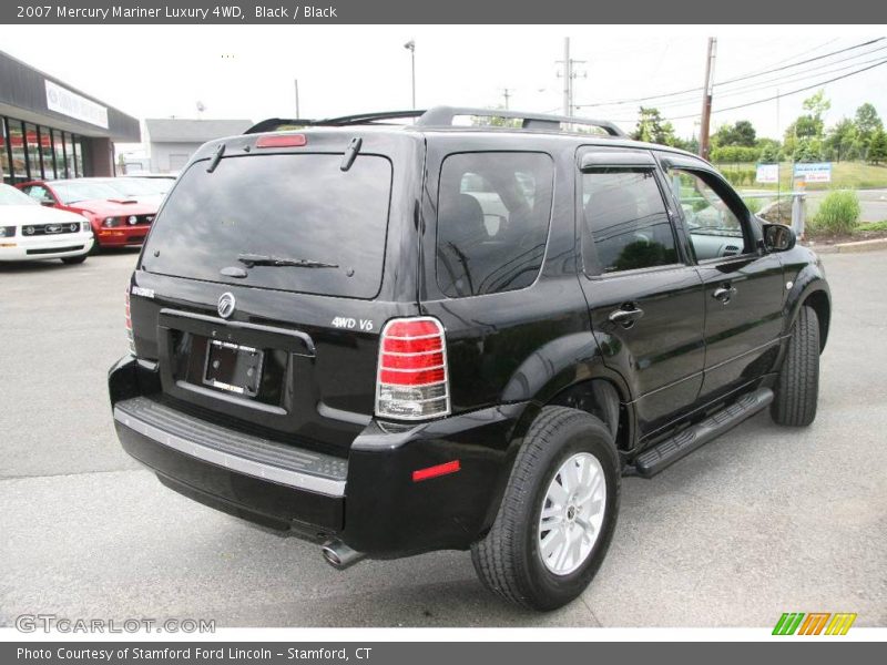 Black / Black 2007 Mercury Mariner Luxury 4WD
