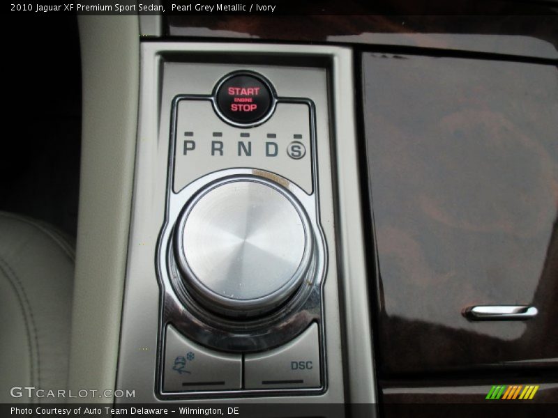 Pearl Grey Metallic / Ivory 2010 Jaguar XF Premium Sport Sedan