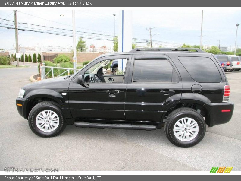 Black / Black 2007 Mercury Mariner Luxury 4WD
