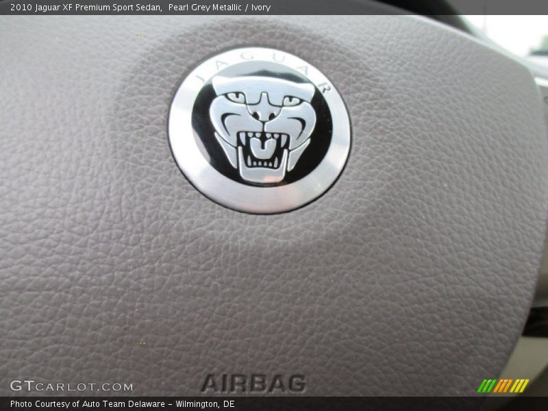 Pearl Grey Metallic / Ivory 2010 Jaguar XF Premium Sport Sedan