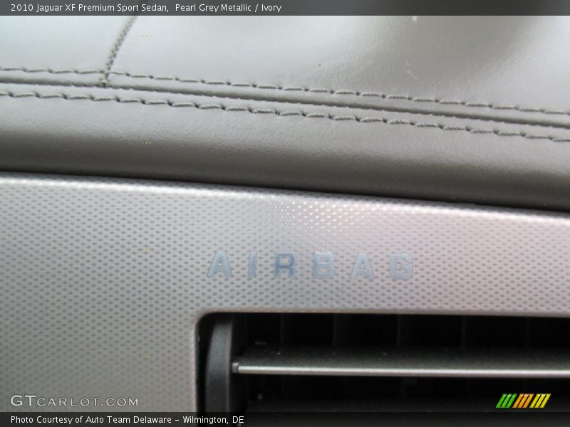 Pearl Grey Metallic / Ivory 2010 Jaguar XF Premium Sport Sedan