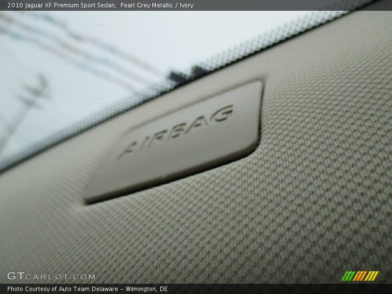 Pearl Grey Metallic / Ivory 2010 Jaguar XF Premium Sport Sedan