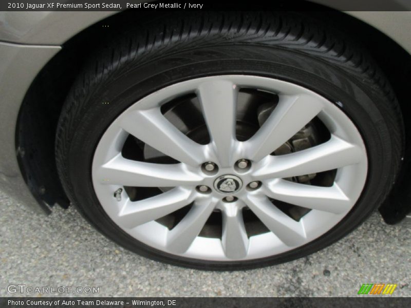 Pearl Grey Metallic / Ivory 2010 Jaguar XF Premium Sport Sedan