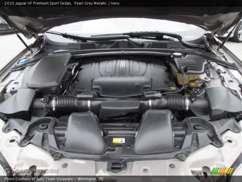 Pearl Grey Metallic / Ivory 2010 Jaguar XF Premium Sport Sedan
