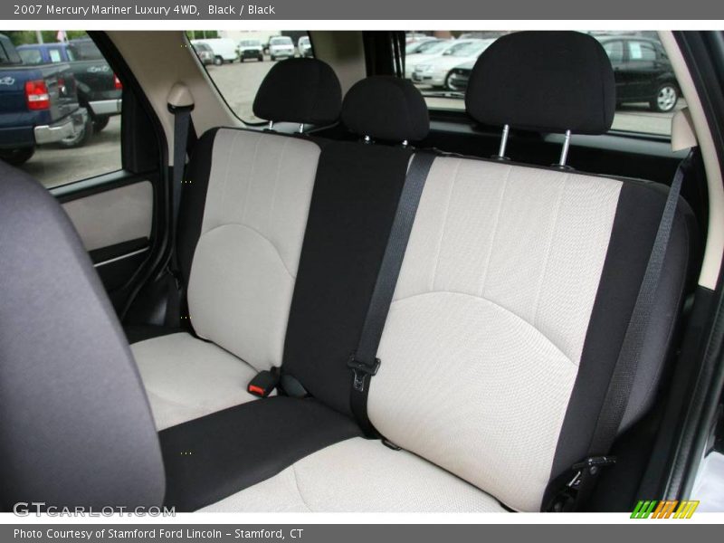 Black / Black 2007 Mercury Mariner Luxury 4WD