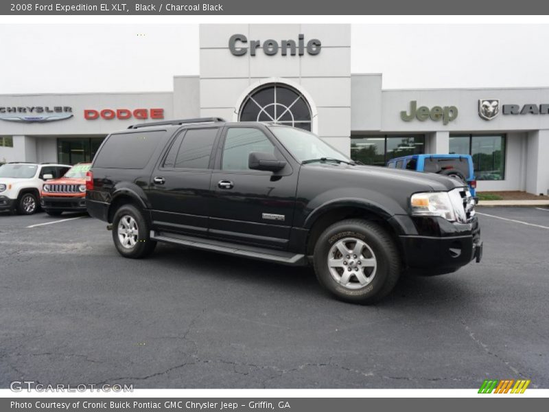 Black / Charcoal Black 2008 Ford Expedition EL XLT