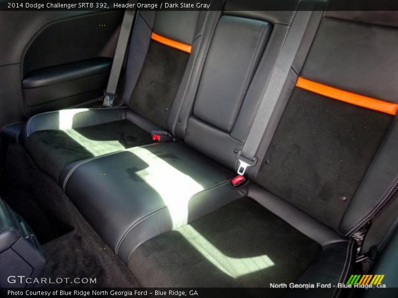 Header Orange / Dark Slate Gray 2014 Dodge Challenger SRT8 392