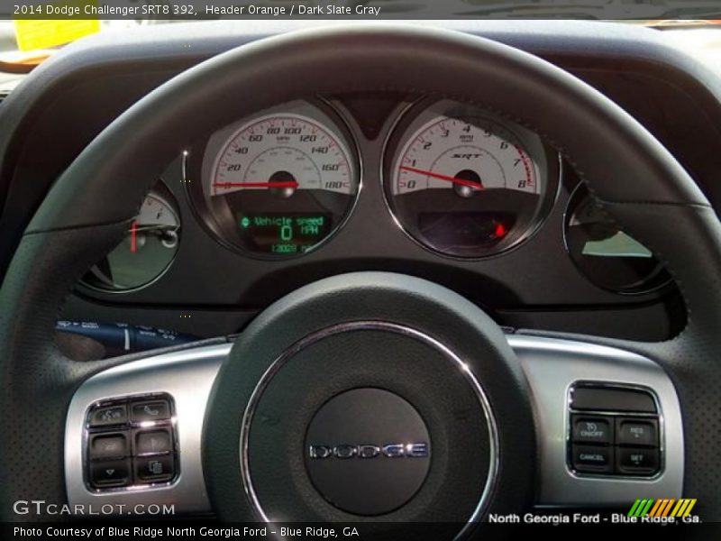 Header Orange / Dark Slate Gray 2014 Dodge Challenger SRT8 392