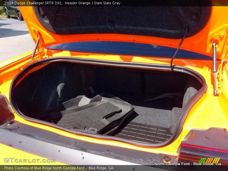 Header Orange / Dark Slate Gray 2014 Dodge Challenger SRT8 392