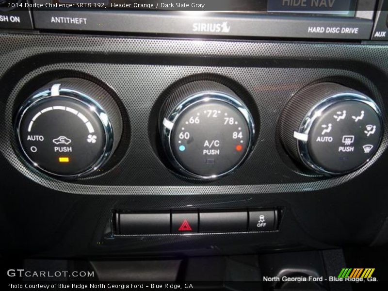 Header Orange / Dark Slate Gray 2014 Dodge Challenger SRT8 392