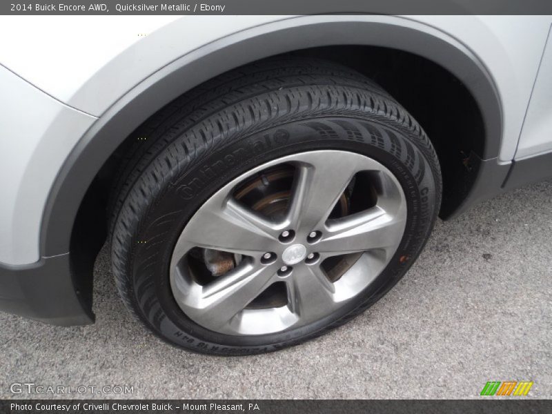 Quicksilver Metallic / Ebony 2014 Buick Encore AWD