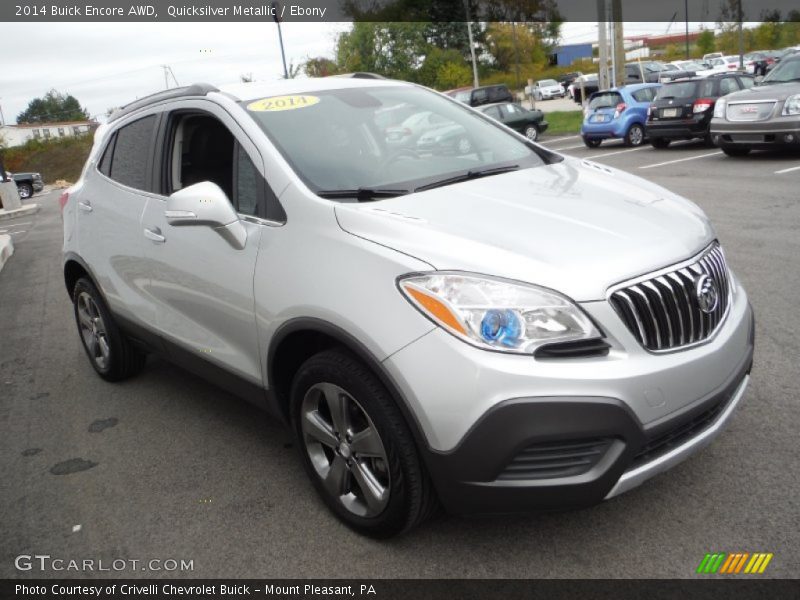 Quicksilver Metallic / Ebony 2014 Buick Encore AWD