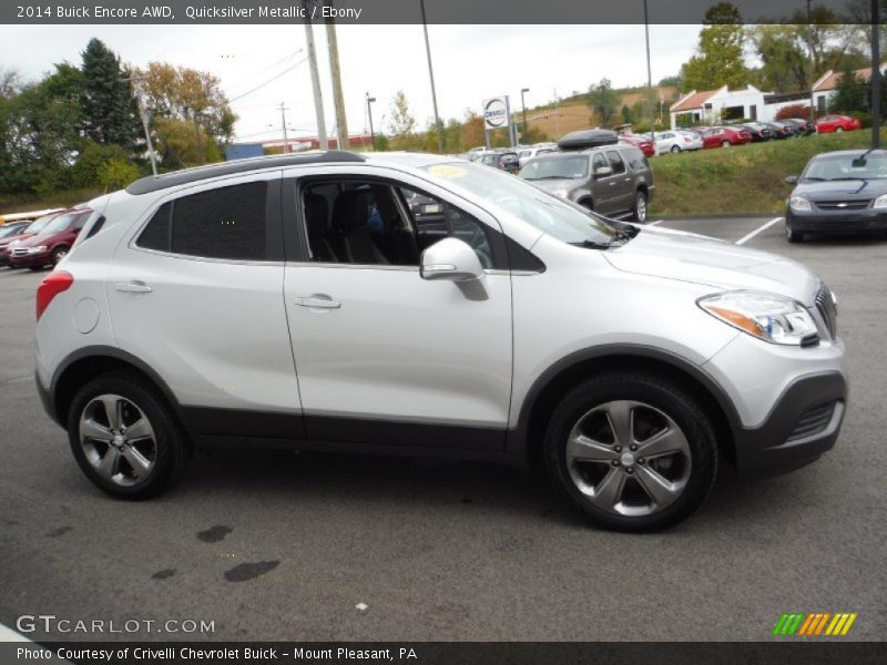 Quicksilver Metallic / Ebony 2014 Buick Encore AWD