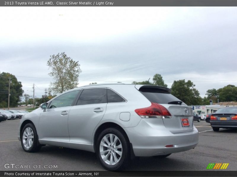 Classic Silver Metallic / Light Gray 2013 Toyota Venza LE AWD