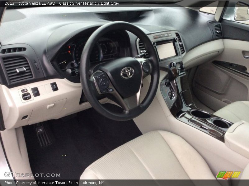 Classic Silver Metallic / Light Gray 2013 Toyota Venza LE AWD