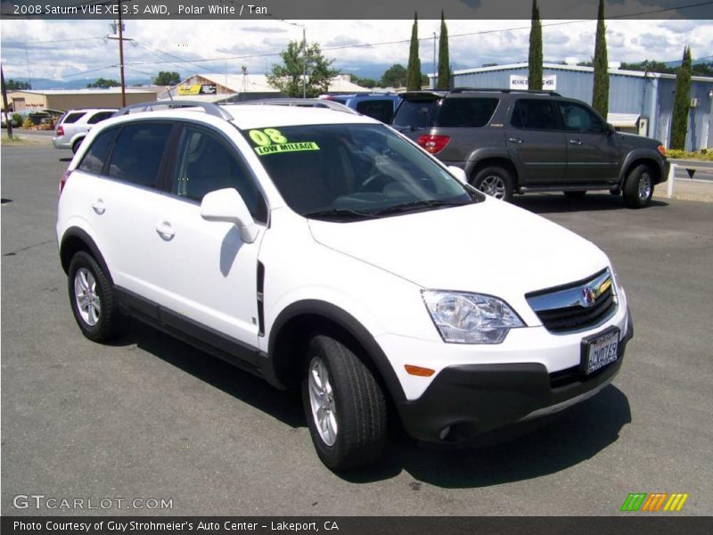 Polar White / Tan 2008 Saturn VUE XE 3.5 AWD