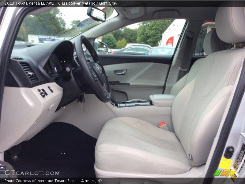 Classic Silver Metallic / Light Gray 2013 Toyota Venza LE AWD