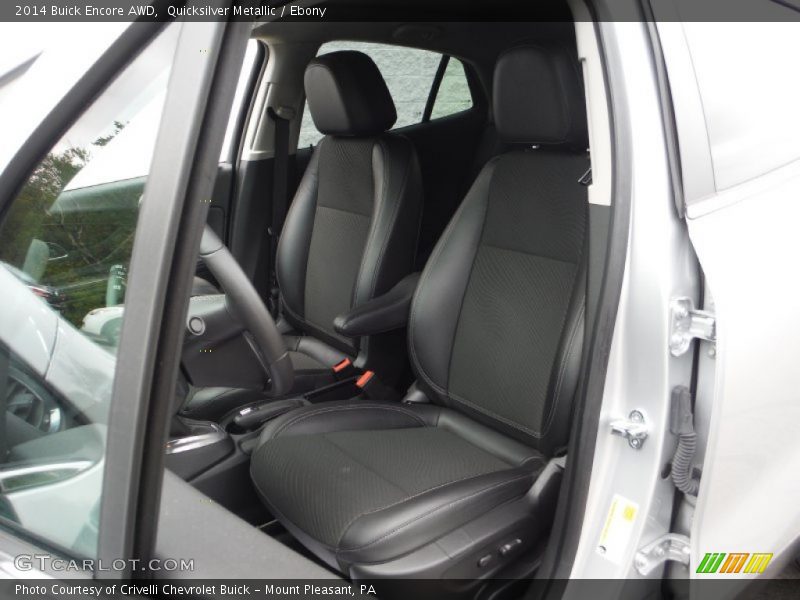 Quicksilver Metallic / Ebony 2014 Buick Encore AWD