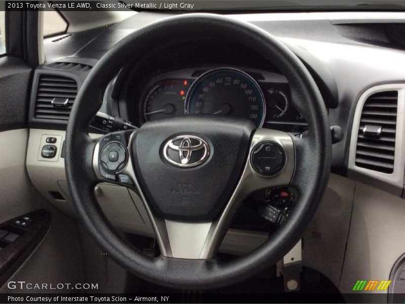 Classic Silver Metallic / Light Gray 2013 Toyota Venza LE AWD