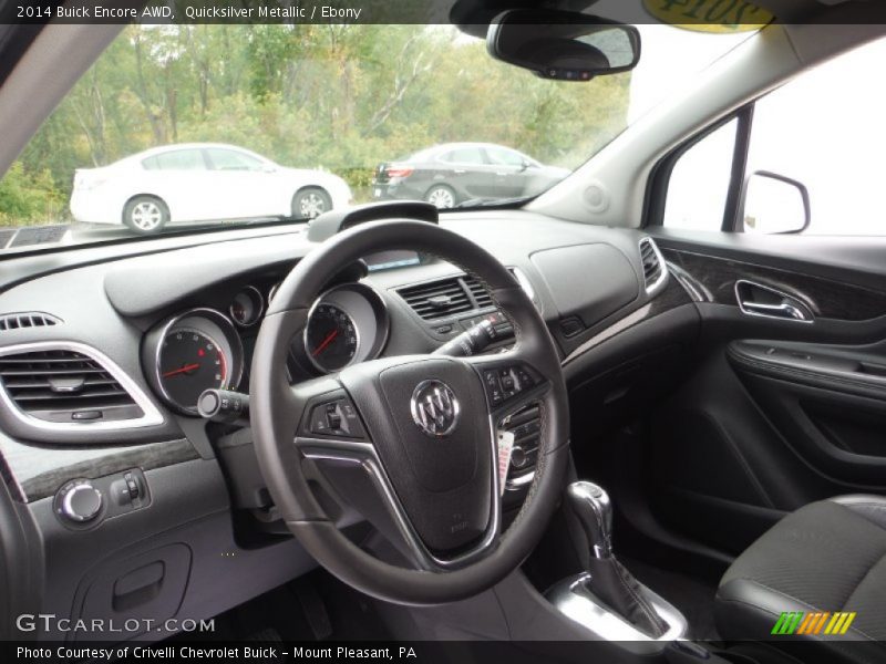 Quicksilver Metallic / Ebony 2014 Buick Encore AWD
