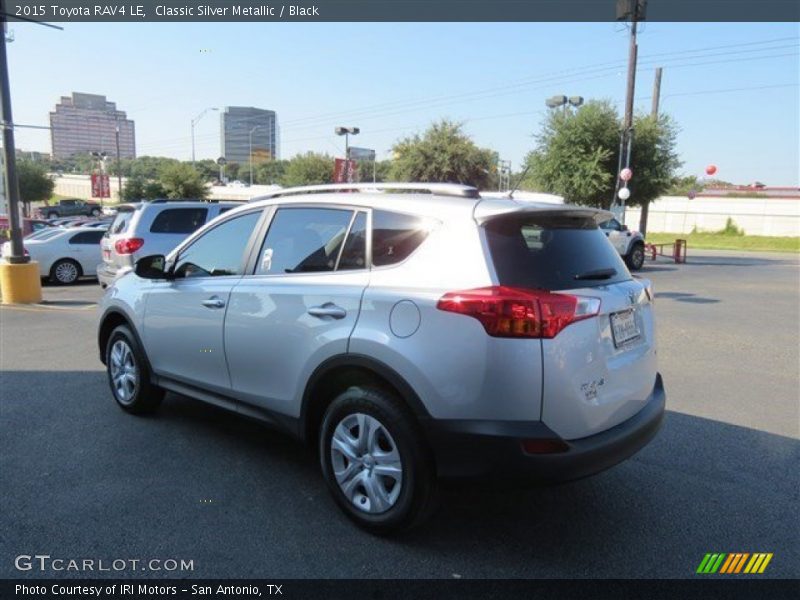 Classic Silver Metallic / Black 2015 Toyota RAV4 LE