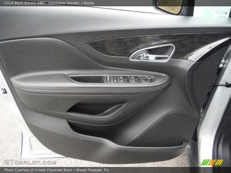 Quicksilver Metallic / Ebony 2014 Buick Encore AWD