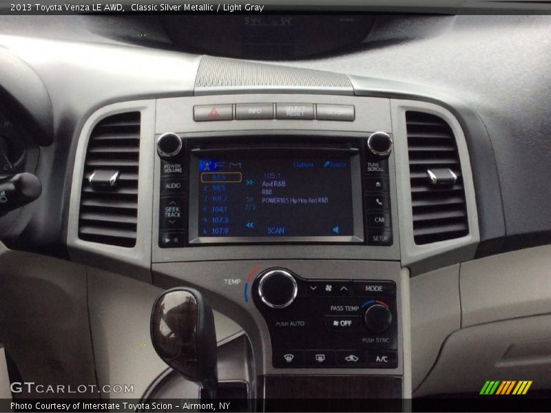 Classic Silver Metallic / Light Gray 2013 Toyota Venza LE AWD
